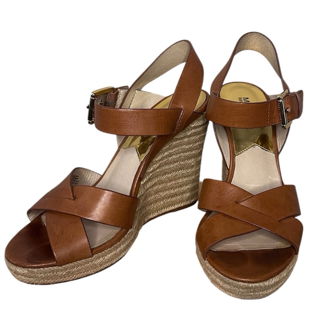Michael Kors Wedge Sandal/Leather